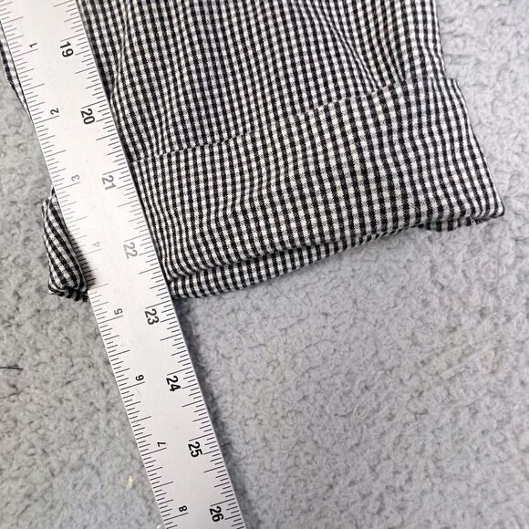 J JILL WOMENS STRETCH PANTS BLACK AND WHITE CHECKERED SIZE 8 P - Picture 8 of 11